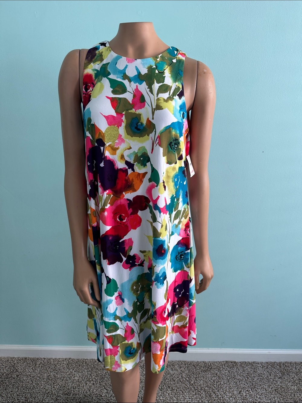 NWT! Anne Klein colorful summer dress size 10
